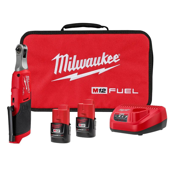 Milwaukee 2566-22 M12 FUEL 1/4" High Speed Ratchet Kit