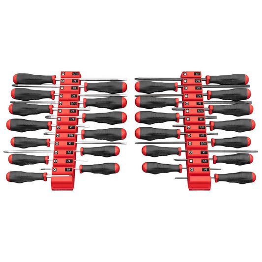 Ernst Manufacturing 5613M 26 Tool Magnetic Screwdriver Pro, Red