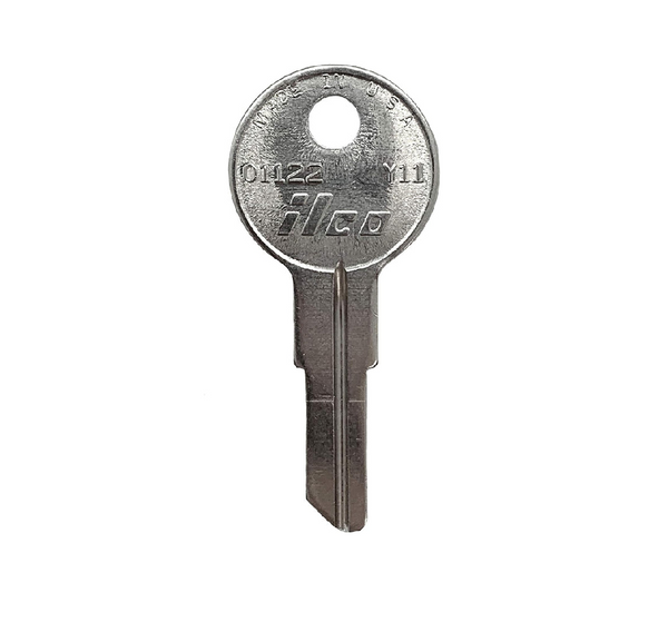 Kaba Ilco Y11-BR Key Blanks (10-Pack)