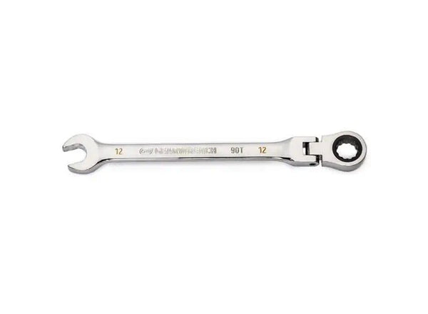 Gearwrench 86712 12mm 90-Tooth 12 Point Flex Head Ratcheting Combination Wrench