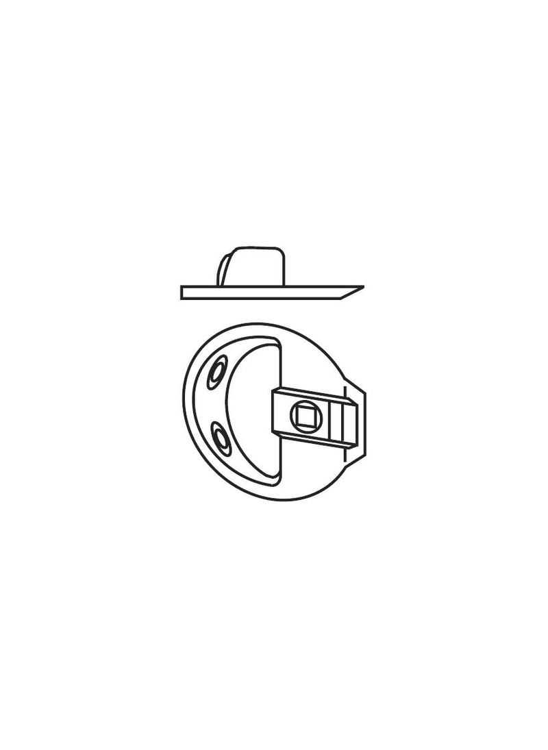 Schlage 10-058 605 Circular Adjustable Strike