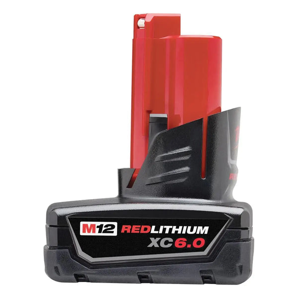 Milwaukee 48-11-2460 M12 12-Volt REDLITHIUM XC Extended Capacity 6.0Ah Battery Pack