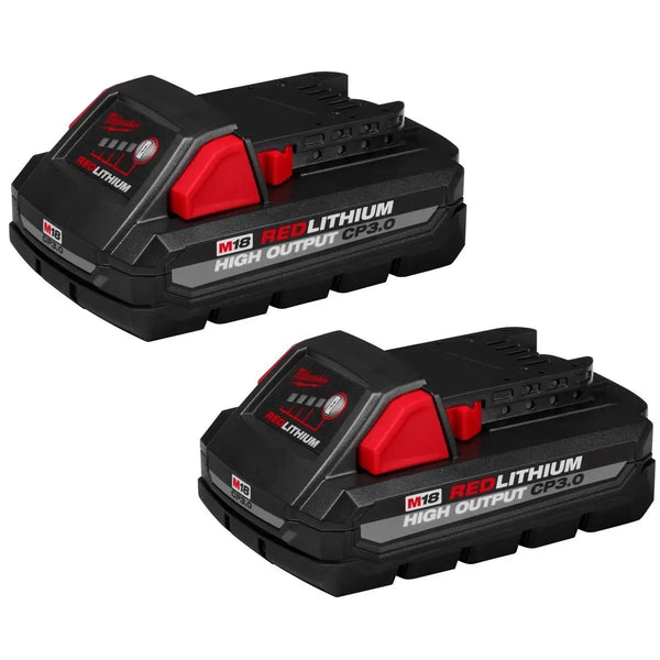 Milwaukee 48-11-1837 M18 REDLITHIUM HIGH OUTPUT CP3.0 Battery (2-Pack)