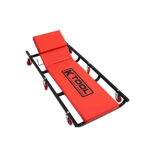 K Tool International KTI74961 Creeper, 40" Metal Frame Adjustable Headrest