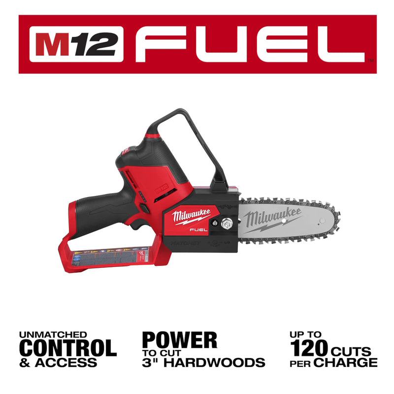 Milwaukee 2527-20 M12 FUEL HATCHET 6” Pruning Saw (Tool-Only)