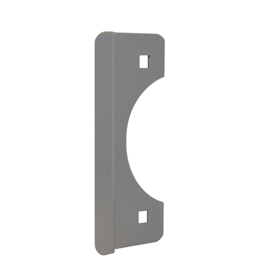 Don Jo SLP-206-SL Short Type Latch Protector, 2-5/8" x 6”, Aluminum Painted Finish