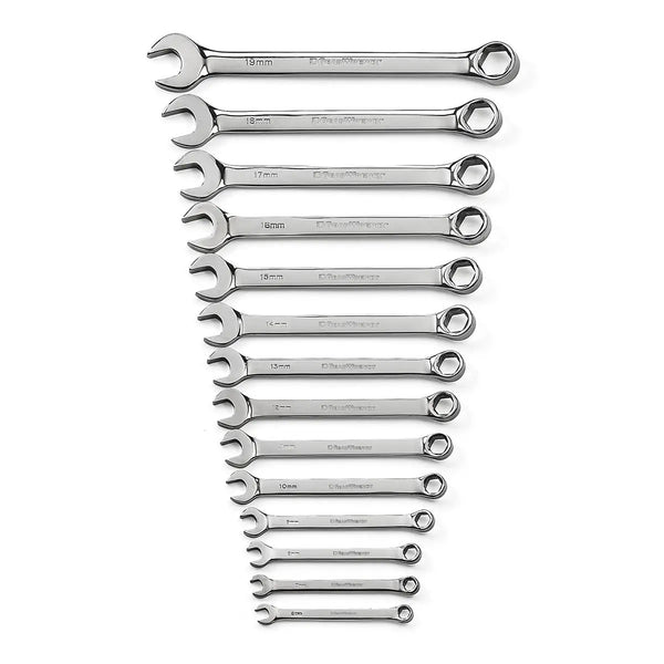 Gearwrench 81925 6 Point Metric Combination Wrench Set (14-Piece)