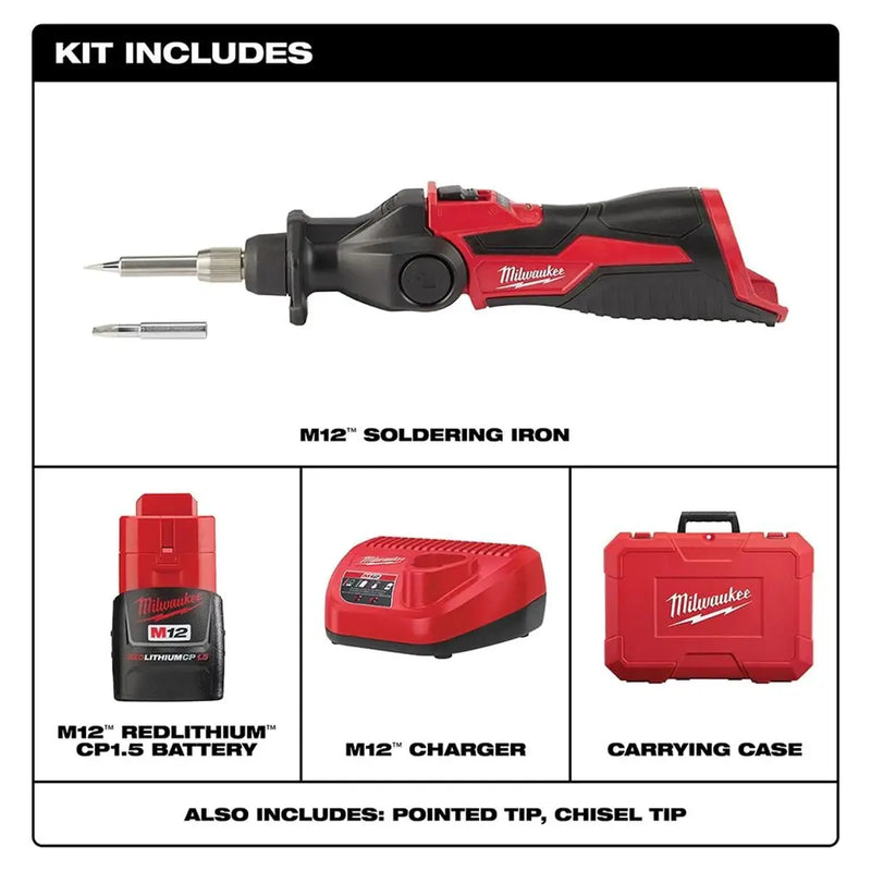 Milwaukee 2488-21 M12 Soldering Iron Kit