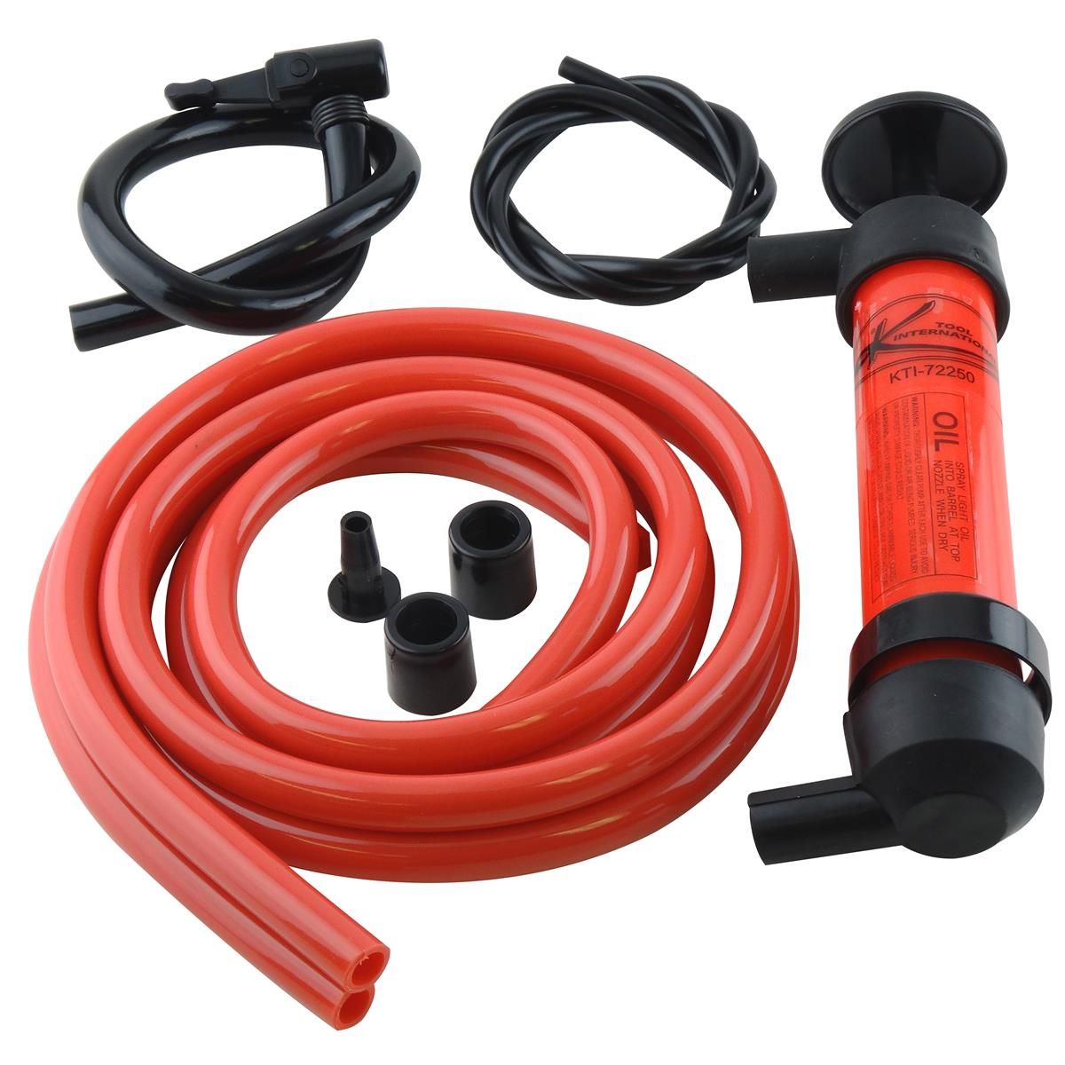 K Tool International KTI72250 Multi-Use Siphon Pump for Liquids, Gas, and Oil