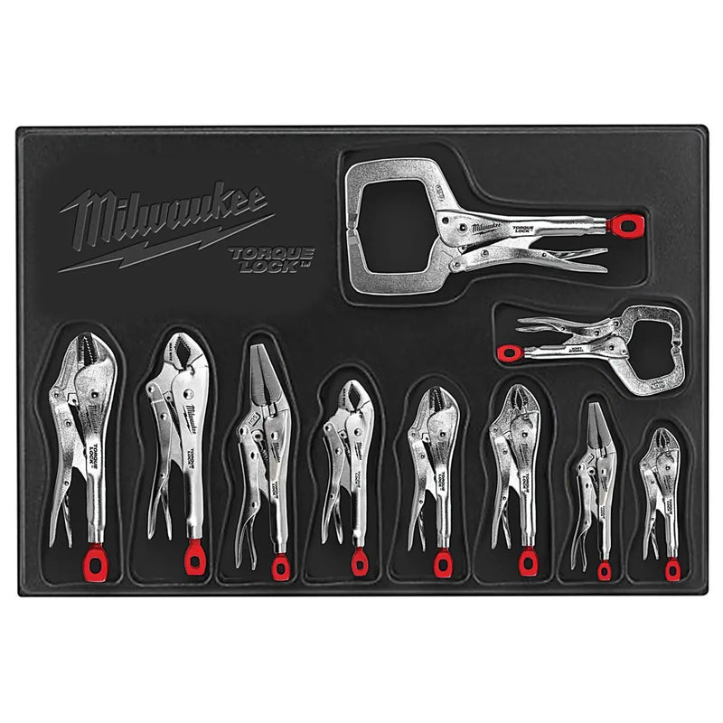 Milwaukee 48-22-3690 Torque Lock Locking Pliers Kit (10-Piece)