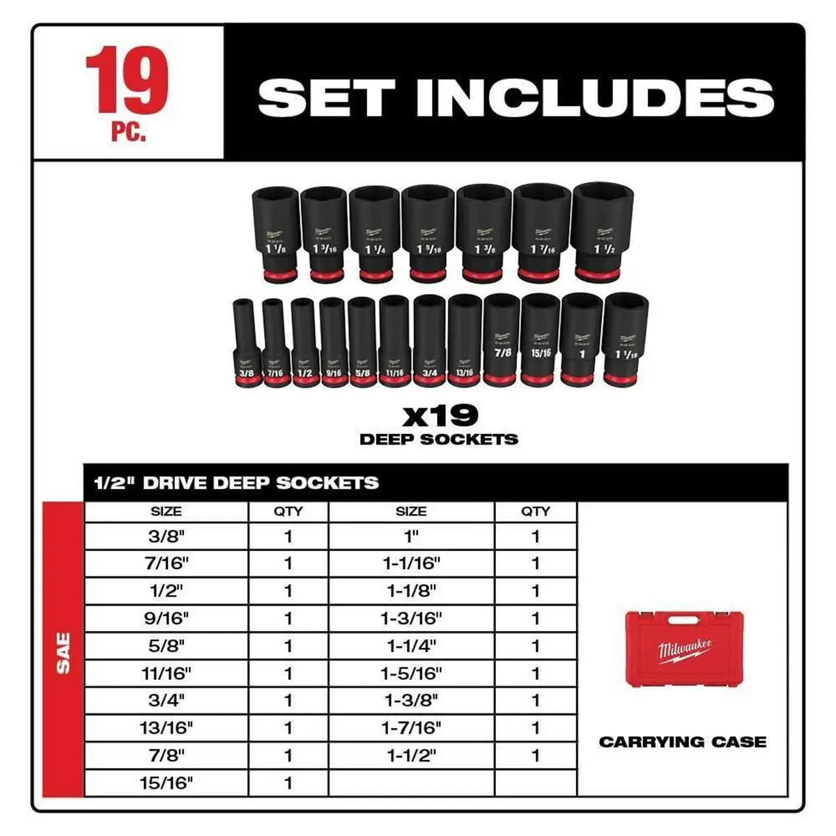 Milwaukee 49-66-7012 SHOCKWAVE Impact Duty 1/2