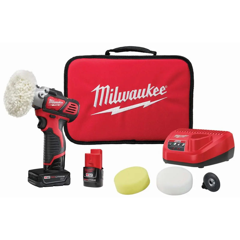 Milwaukee 2438-22 M12 Variable Speed Polisher/Sander Kit