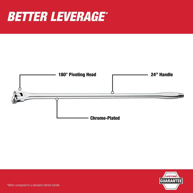 Milwaukee 48-22-9013 1/2" Drive 24" Breaker Bar