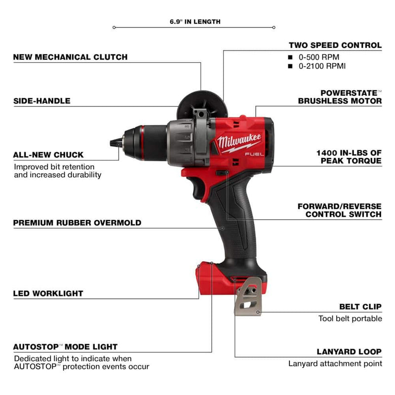 Milwaukee 2904-20 M18 FUEL 1/2" Hammer Drill/Driver