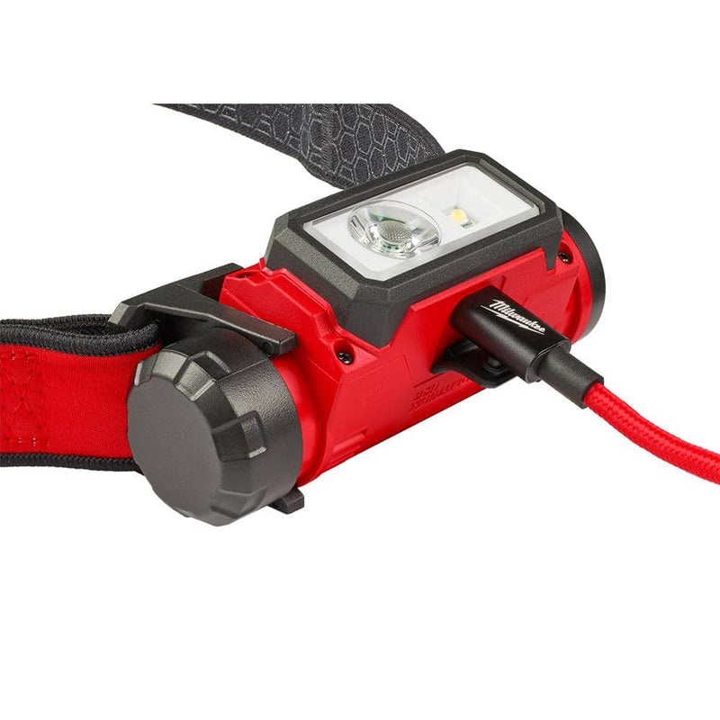 Milwaukee 2163-21 600 Lumens LED REDLITHIUM Hard Hat Headlamp