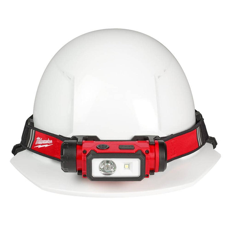 Milwaukee 2163-21 600 Lumens LED REDLITHIUM Hard Hat Headlamp