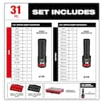 Milwaukee 49-66-6806 SHOCKWAVE Impact Duty Socket 1/2” (31-Piece)