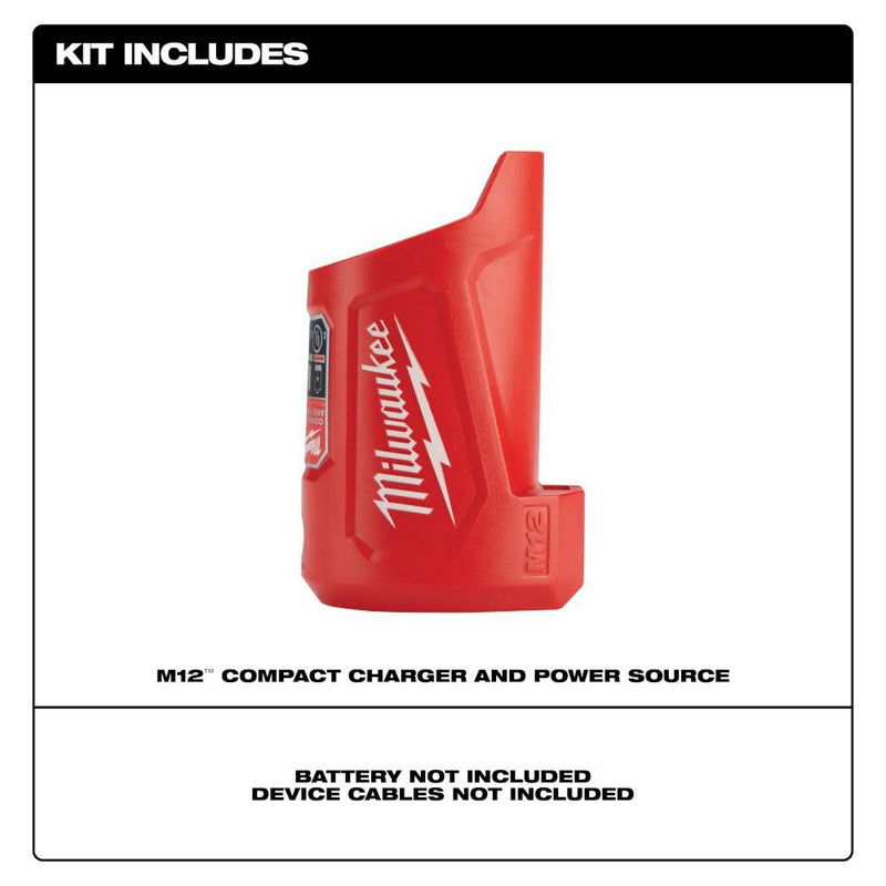 Milwaukee 48-59-1201 M12 Charger and Portable Power Source