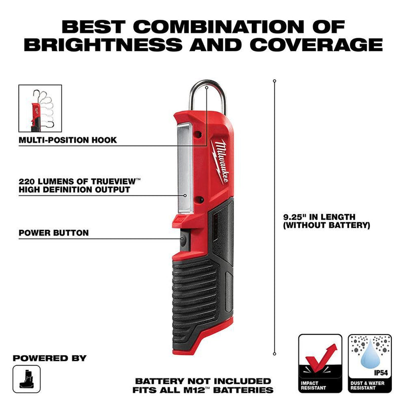 Milwaukee 2351-20 M12 LED Stick Light (Bare Tool)