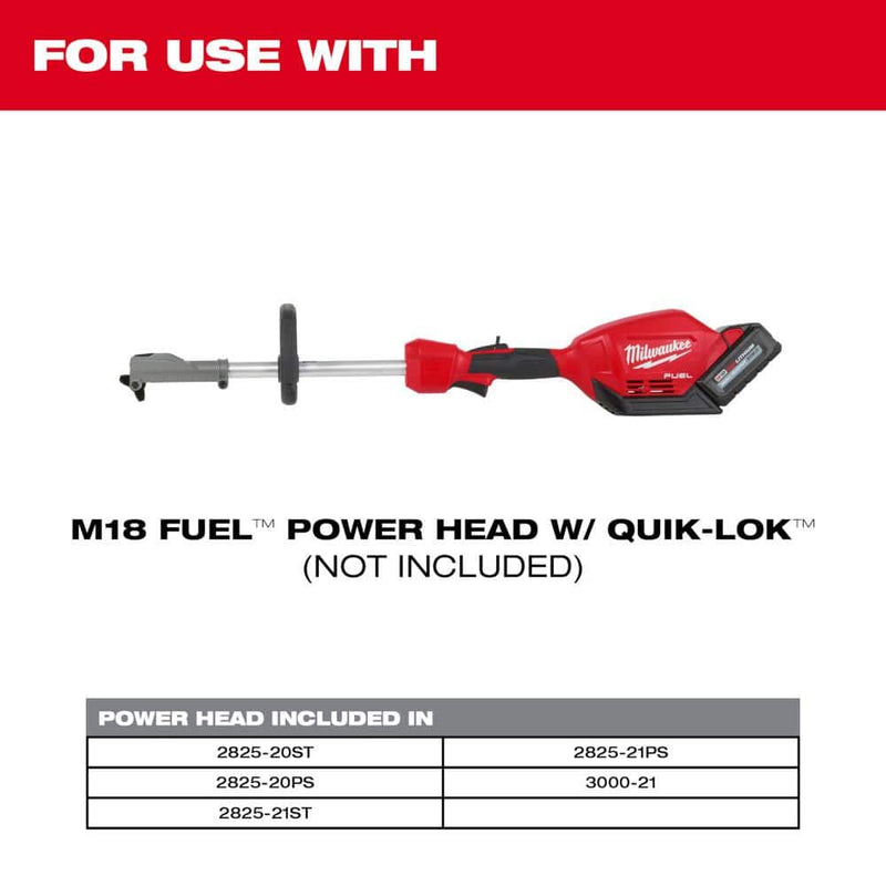 Milwaukee 49-16-2720 M18 FUEL QUIK-LOK 10" Pole Saw Attachment