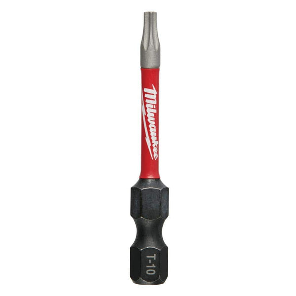 Milwaukee 48-32-4482 SHOCKWAVE Impact Duty 2" T10 Torx Alloy Steel Screw Driver Bit