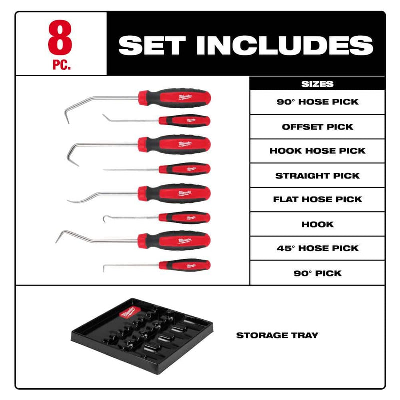 Milwaukee 48-22-9218 Hook and Pick Set (8-Piece)