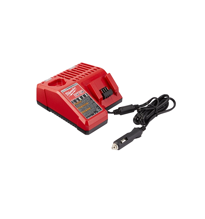 Milwaukee 48-59-1810 M12 M18 12-Volt/18-Volt Lithium-Ion Multi-Voltage 12V DC Vehicle Battery Charger