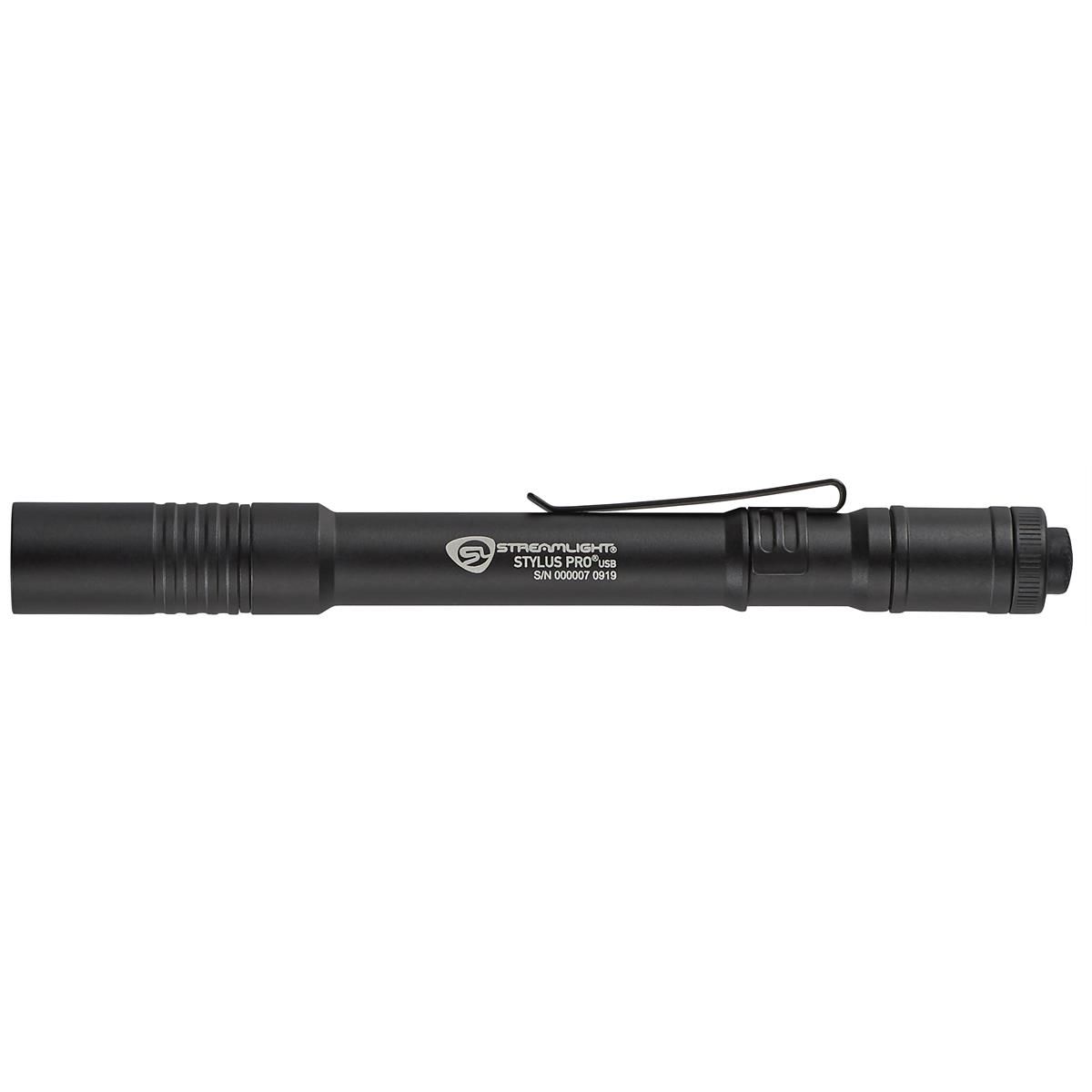 Streamlight STL66134 350 Lumen Stylus Pro USB Penlight, Black