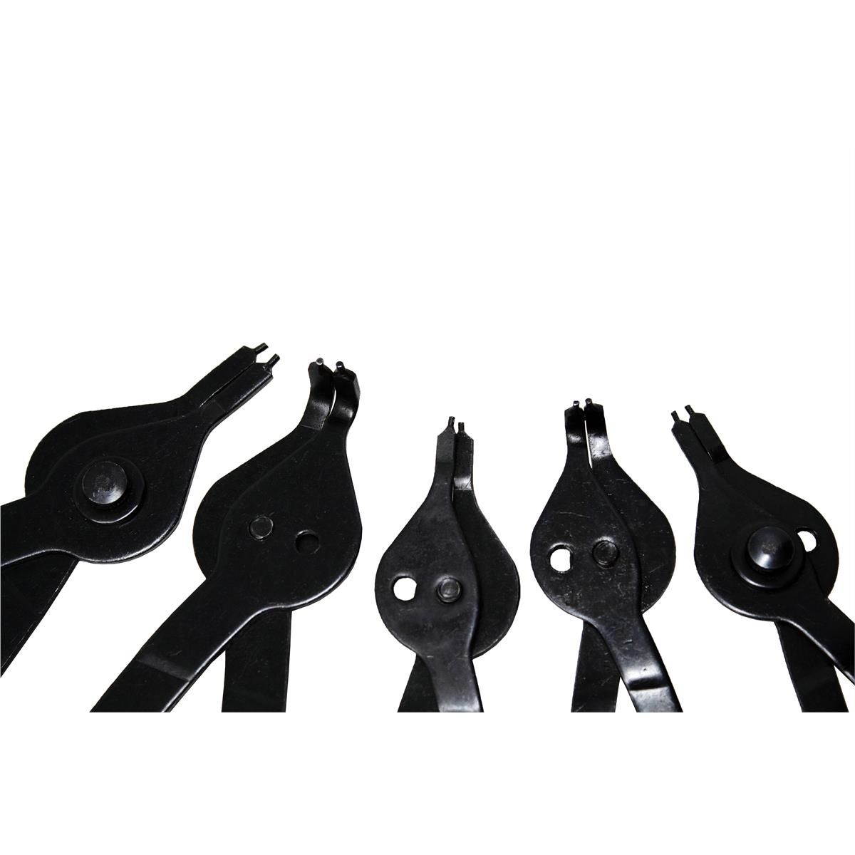 K Tool International KTI55001 Snap Ring Pliers Set Reversible (5-Piece)