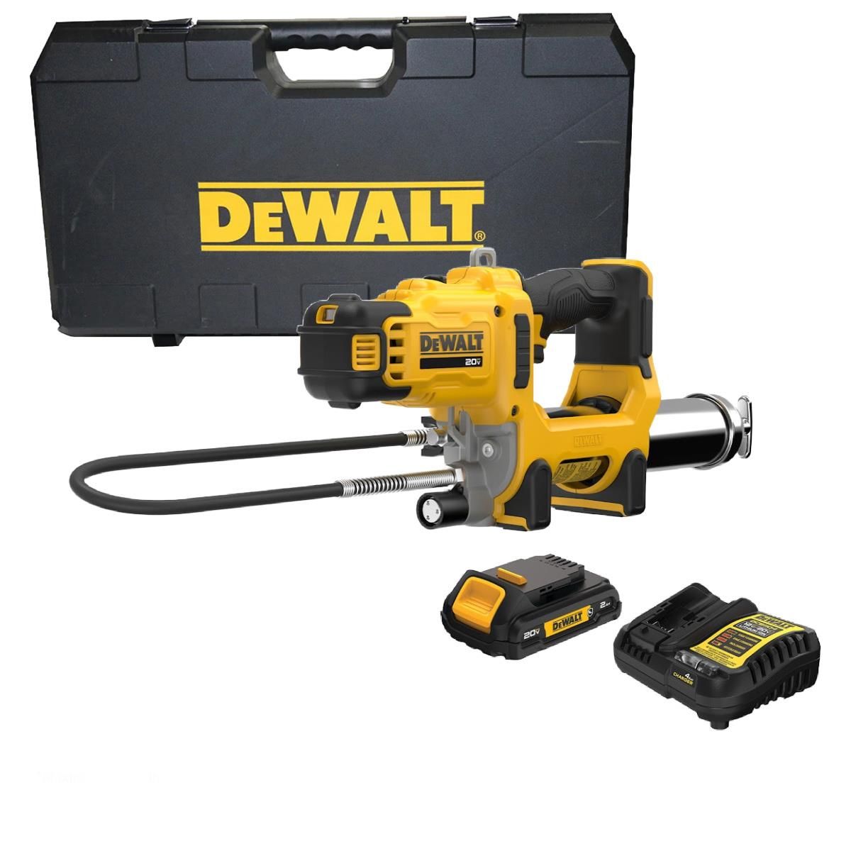 Dewalt DCGG581GD1 20V MAX 2-Speed Grease Gun Kit