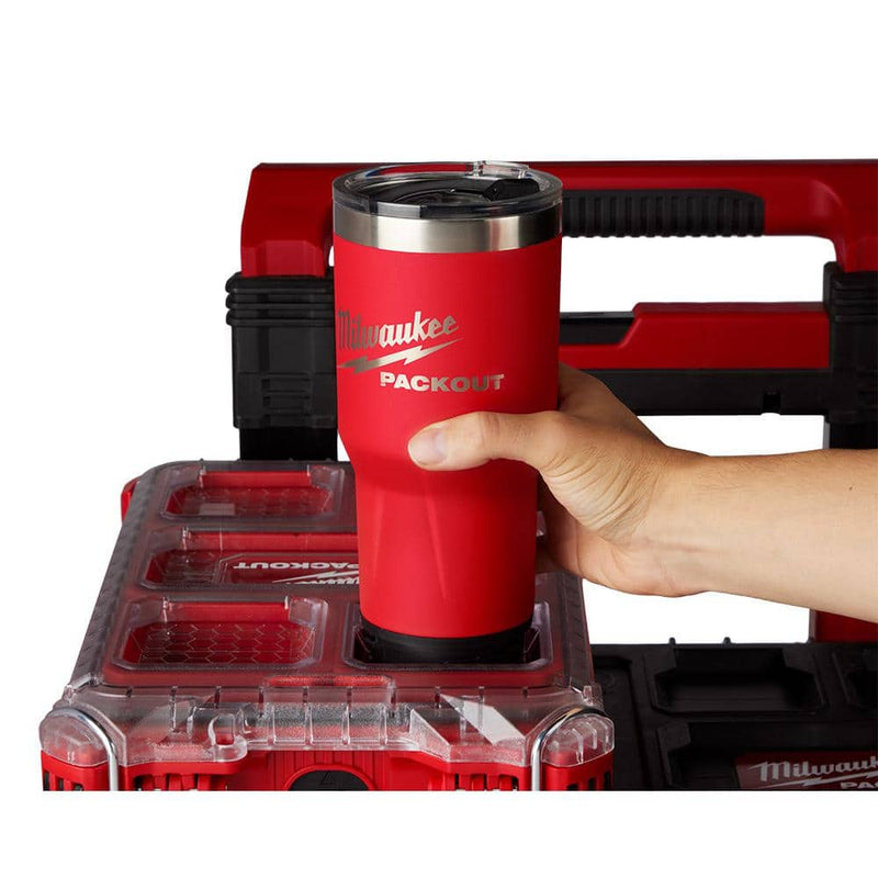 Milwaukee 48-22-8393R PACKOUT Red 30 oz. Tumbler