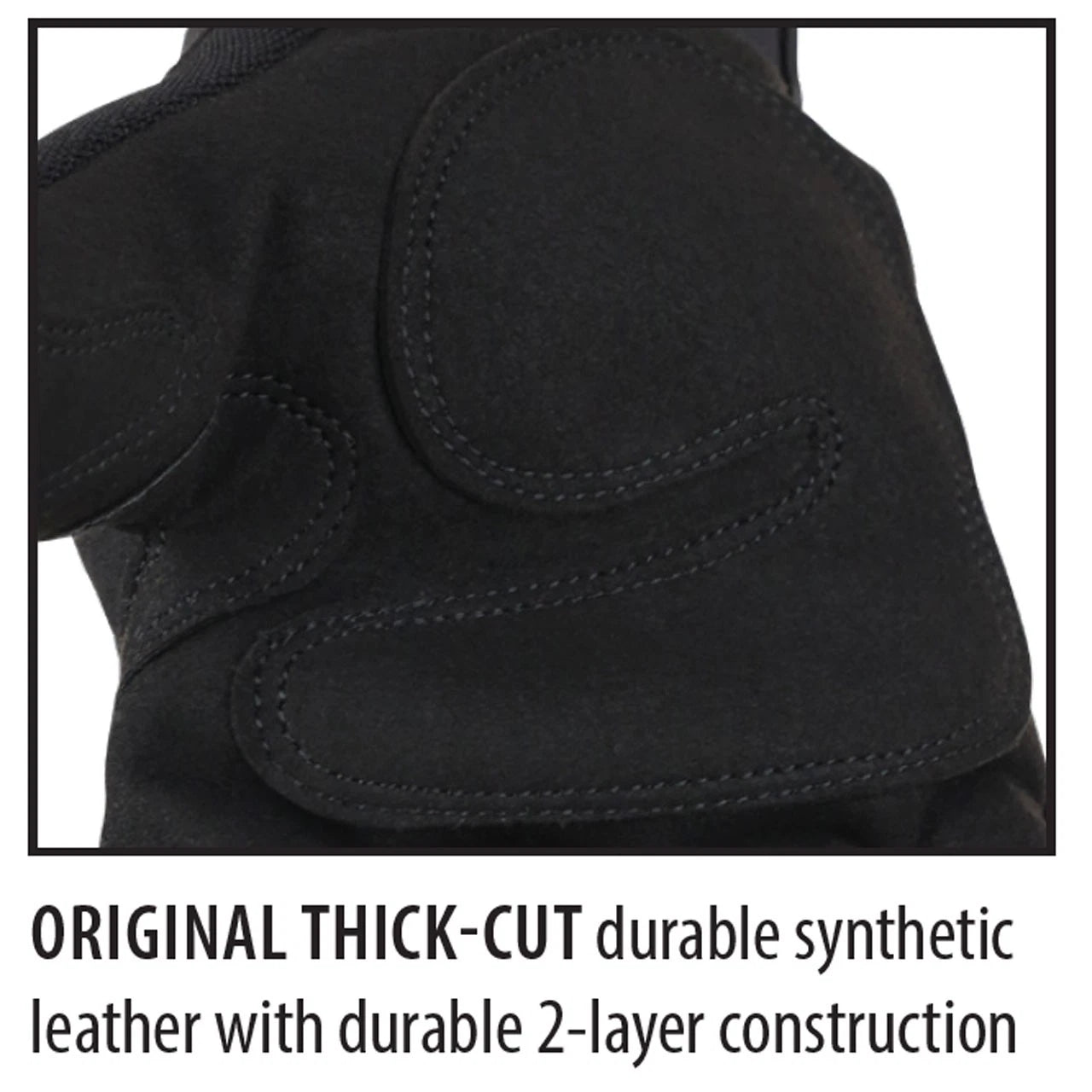 Black Stallion 99PLUS-BLK ToolHandz Plus Mechanics Gloves, Black