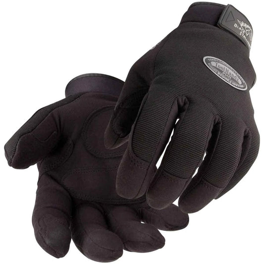 Black Stallion 99PLUS-BLK ToolHandz Plus Mechanics Gloves, Black