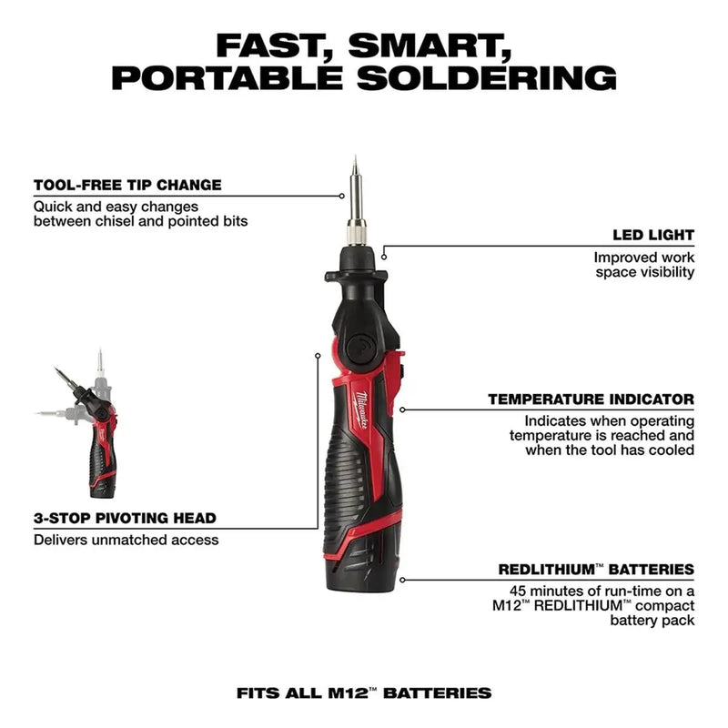 Milwaukee 2488-21 M12 Soldering Iron Kit