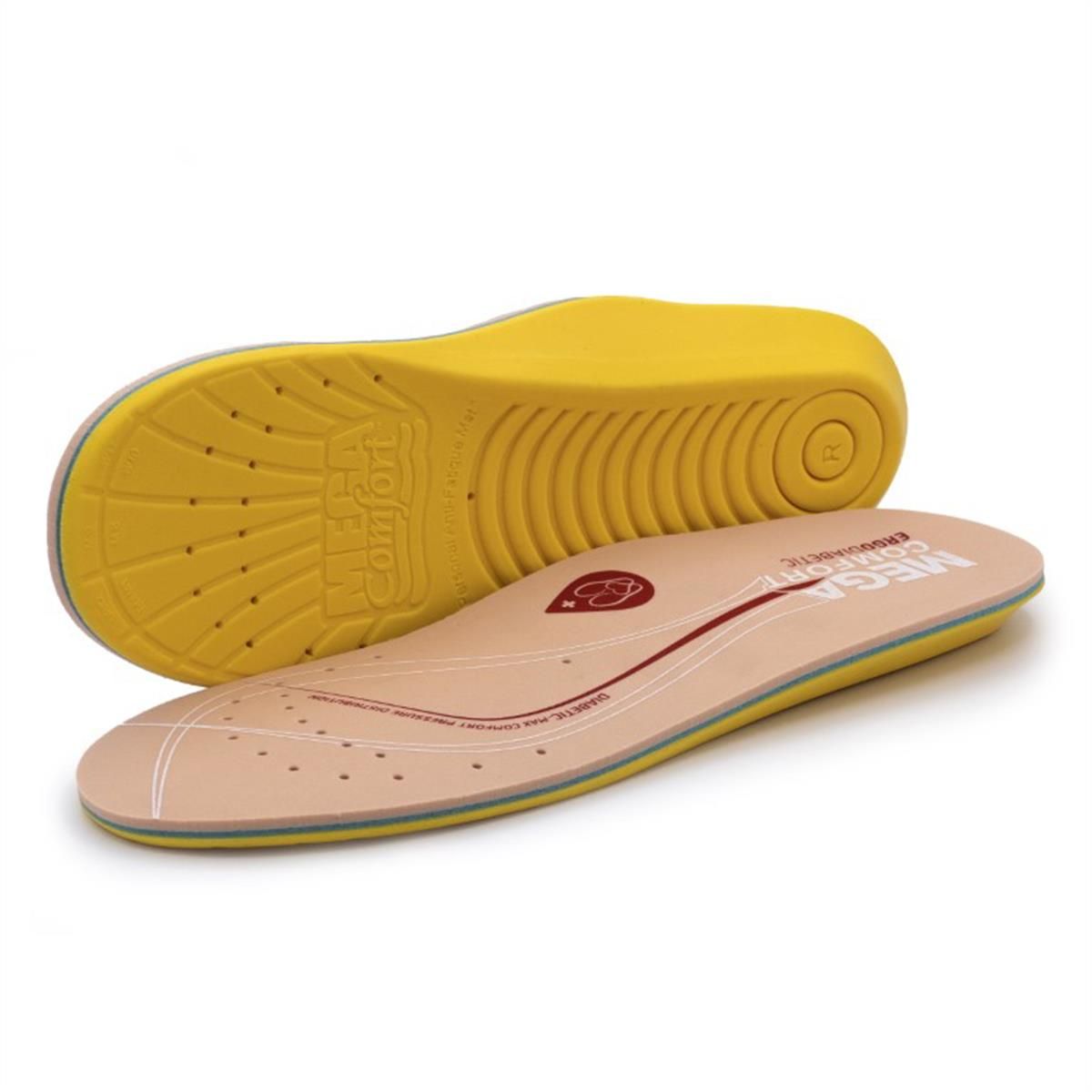 MEGA Comfort MCFMCDIAB Ergo Diabetic EVA Foam Top Layer Insoles