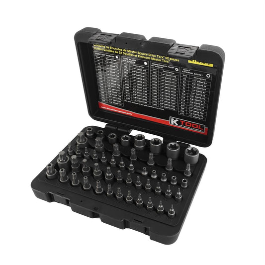 K Tool International KTI20852 Master Torx Socket Set (52-Piece)