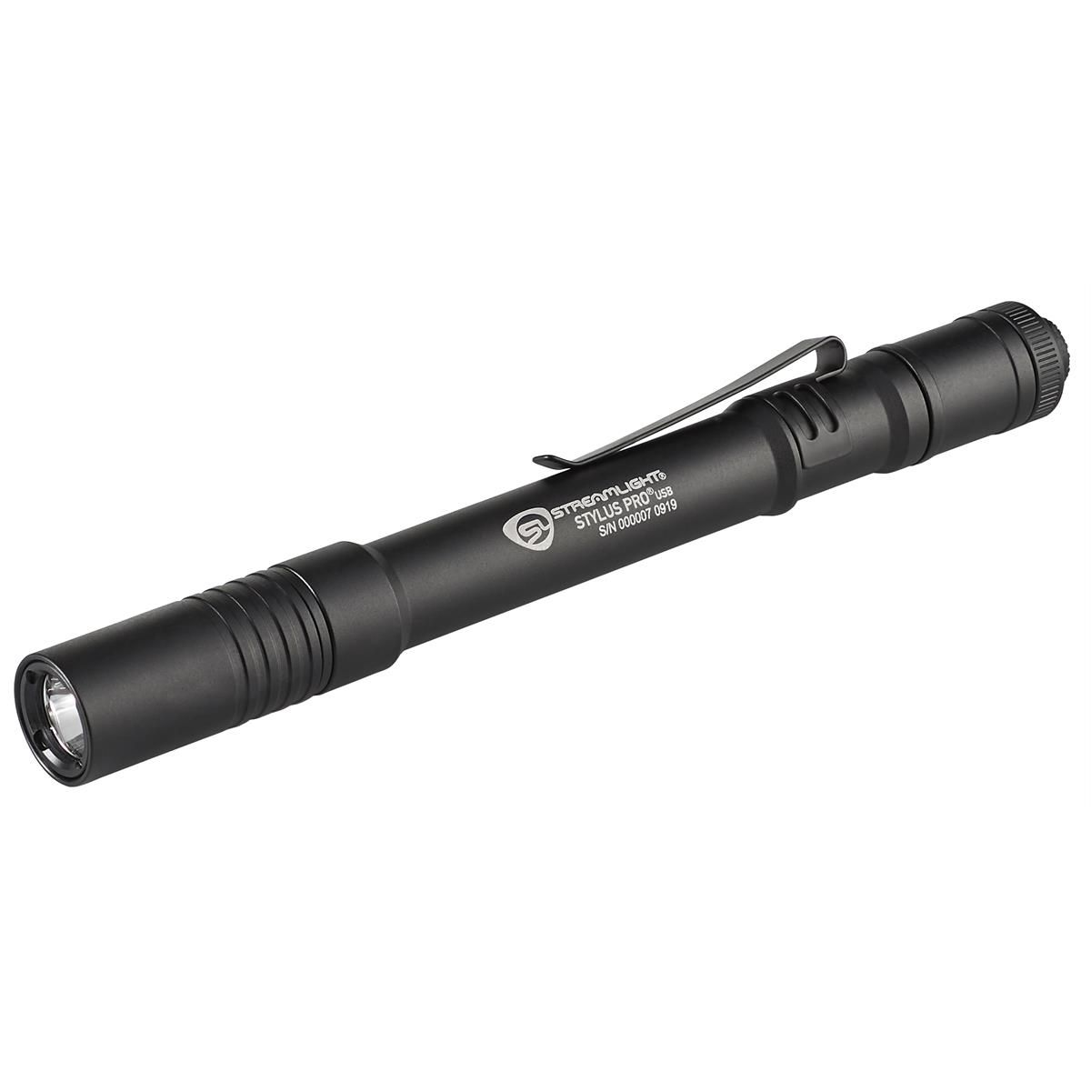 Streamlight STL66134 350 Lumen Stylus Pro USB Penlight, Black