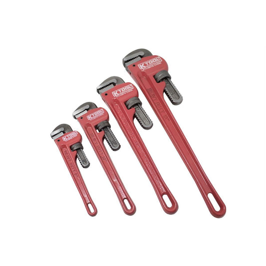 K Tool International KTI49000 Pipe Wrench Set (4-Piece)