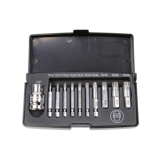 K Tool International KTI75410 Damaged Torx Screw Extractor Set (11-Piece)