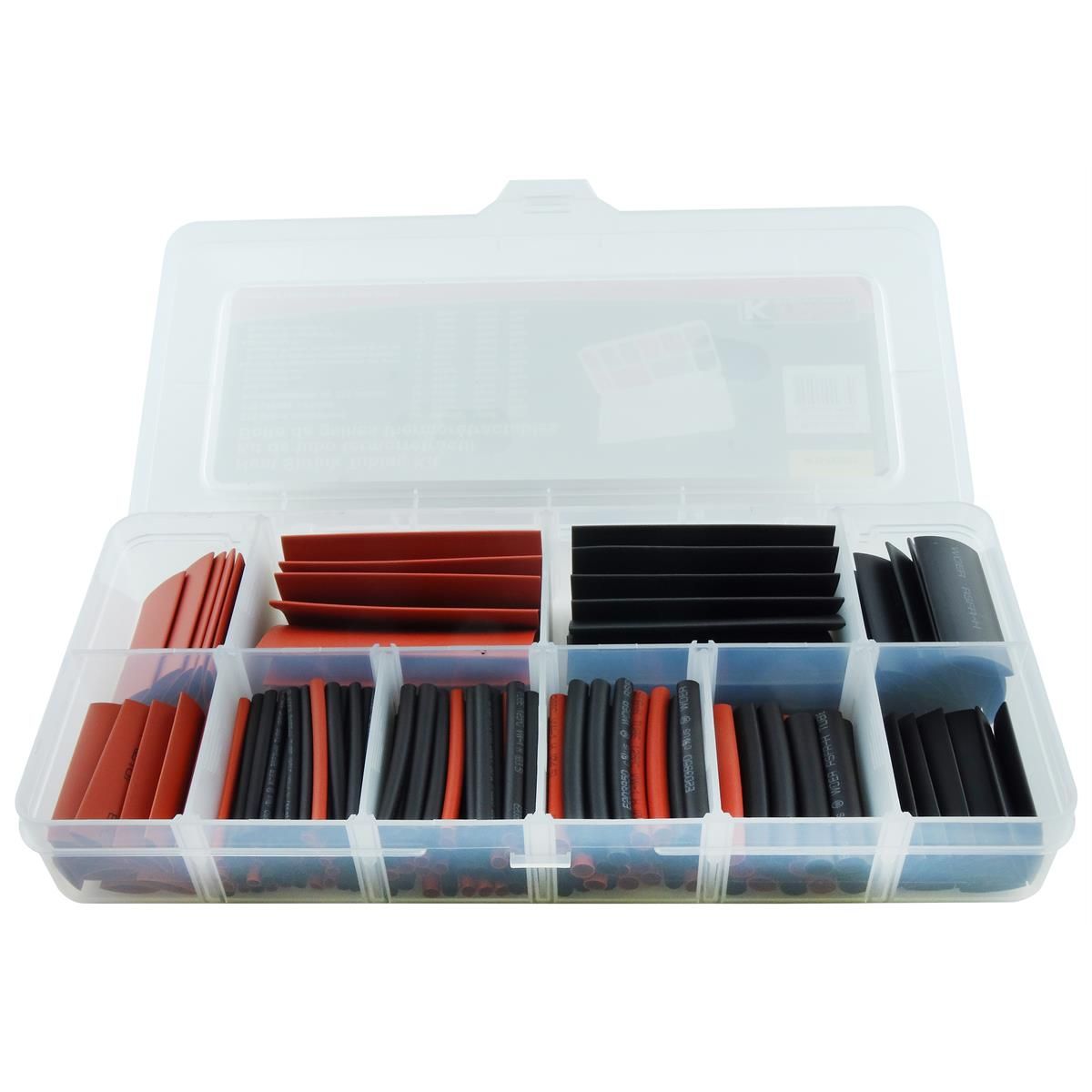 K Tool International KTI00033 Heat Shrink Tubing Assortment (216-Piece)